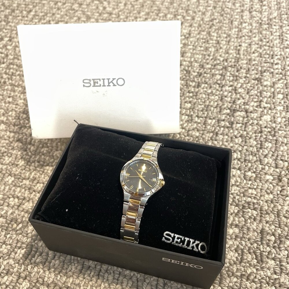 Seiko Women's Two-Tone Silver and Gold Watch